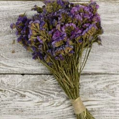Richland Preserved Purple Statice Bouquet 10-14in 4oz Naturals & Florals