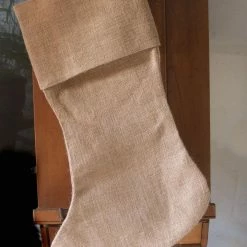 Richland Shop By Event 24" Large Burlap Christmas Stocking