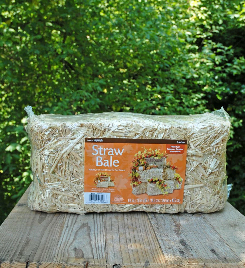 Richland Seasonal Parties Straw Bales 16" Large 2 Richland Seasonal Parties Straw Bales 16" Large