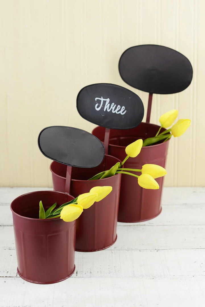 Richland Shop By Event Table Number Buckets (Set Of 3) 1 Richland Shop By Event Table Number Buckets (Set Of 3)