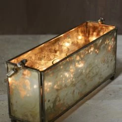 Richland Shop By Event Victoria Lantern Etched Glass 11x5 Candle Holder