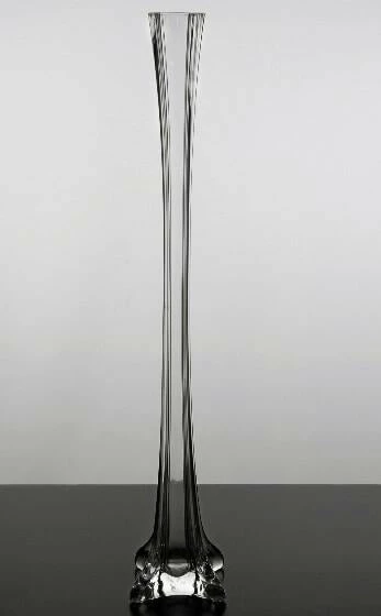 Richland Clear Glass Eiffel Tower 20 Inch Vase Weddings 1 Richland Clear Glass Eiffel Tower 20 Inch Vase Weddings
