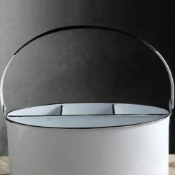 Richland Utensil Holder White Enamel