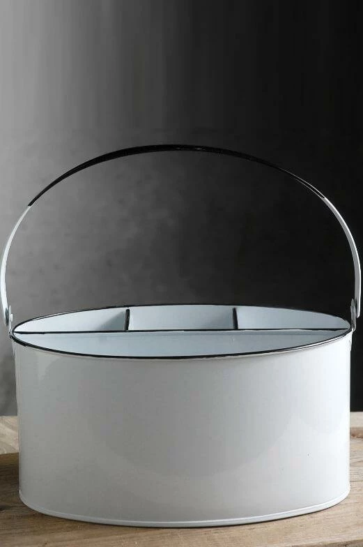 Richland Utensil Holder White Enamel 1 Richland Utensil Holder White Enamel