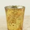 Richland Shop By Event Gold Desiray Mercury Glass Holder 3.5"