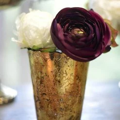 Richland Gold Desiray Mercury Glass Holder 4.75"