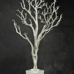 Richland Seasonal Parties White Potted Wedding Tree 4 Foot Tall