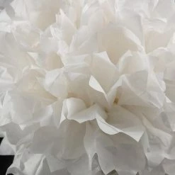 Richland 4 Large White Tissue Paper Pom Poms 20in | Pack Of 4 Shop By Event