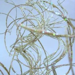Richland Seasonal Parties Natural Curly Ting WHITE SPARKLE (32 Stems) 27"