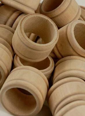 Richland Wood Napkin Rings - Pack Of 25 1 Richland Wood Napkin Rings - Pack Of 25