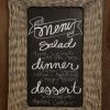 Richland Willow Framed Chalkboard 24.5in