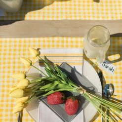 Richland Real Touch Silk Flower Mini Yellow Tulips Bouquet 15" Thanksgiving