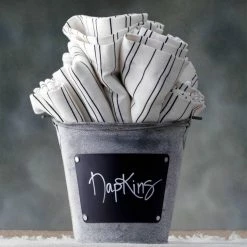 Richland Zinc Bucket With Chalkboard Label 4.5in